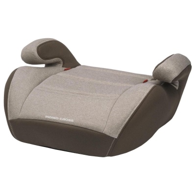 Автокресло-бустер Indigo Cross YB803A бежевый-коричневый 01